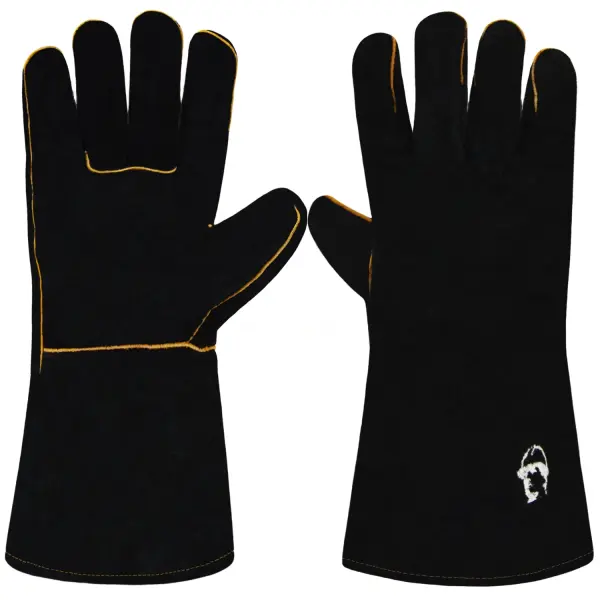 Краги РОСМАРКА 1403 с подкладкой 35см (черные)