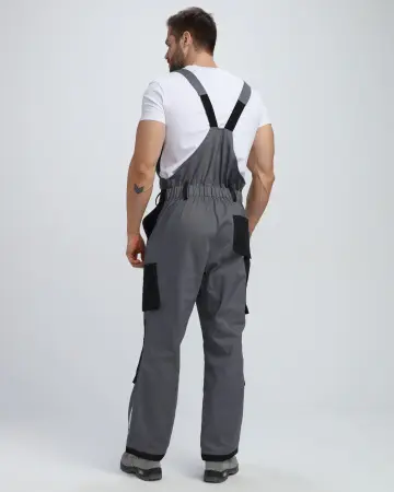 Полукомбинезон МИЛАН СН (т.серый/черный)