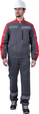 Костюм РОУД с ПК (серый/красный)