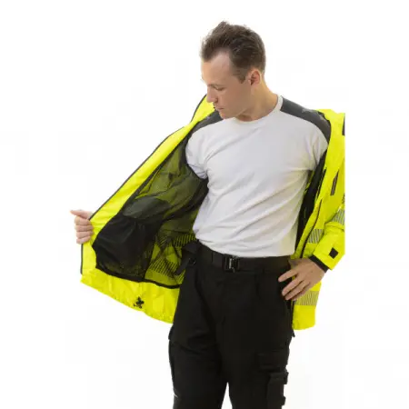 Куртка-парка BRODEKS KS 223 сигнальная (желтый)