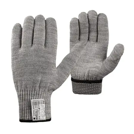 Перчатки ВОРСА акриловые двойные с внутренним начесом и удлиненной манжетой