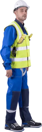 Жилет-накидка сигнальный для страховочной привязи