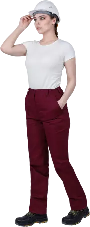 Костюм ОПЕРАТОР женский с БР (бордовый)