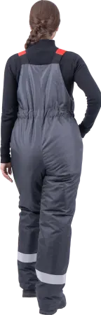 Костюм РОУД женский зимний с ПК (т.серый/красный)