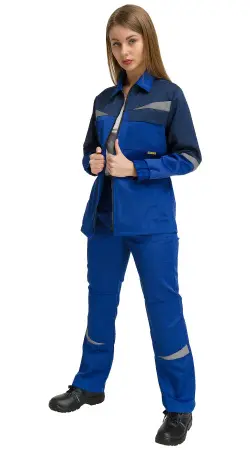 Костюм RONTA KS625 женский с БР (т.синий/василек) Костюм RONTA KS625 женский с БР (т.синий/василек)