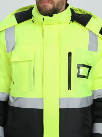 Костюм PROFLINE SPECIALIST зимний сигнальный с БР (желтый/черный)