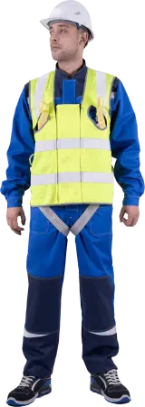 Жилет-накидка сигнальный для страховочной привязи