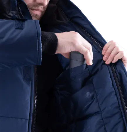 Куртка ШАТЛ зимняя (т.синий/серый)