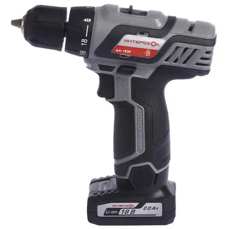 Аккумуляторная дрель-шуруповерт ИНТЕРСКОЛ ДА-18ЭР ПРОМО 436.2.2.20 18В 35Нм 2х2А/ч Аккумуляторная дрель-шуруповерт ИНТЕРСКОЛ ДА-18ЭР ПРОМО 436.2.2.20 18В 35Нм 2х2А/ч