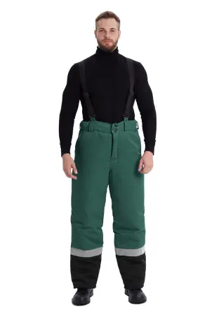 Костюм ЗИМНИК зимний с БР (т.зеленый/черный)