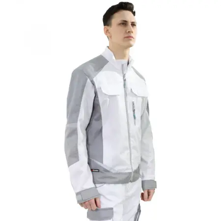 Куртка BRODEKS KS 202 (белый/серый)