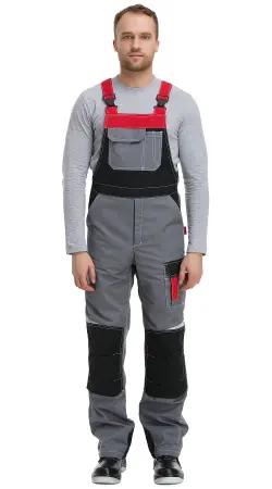 Полукомбинезон RONTA PL207 (т.сер/черн/красн)