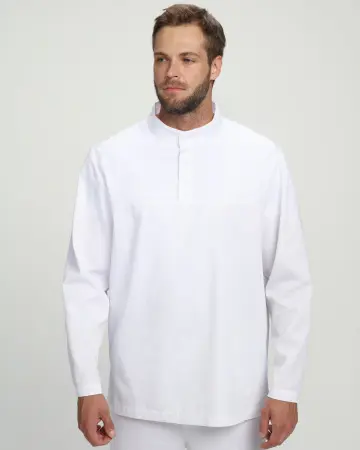 Костюм ХАССП-СТАНДАРТ NEW с БР (белый) мужские медицинские