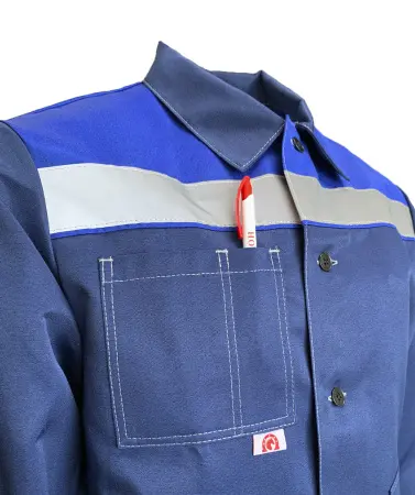 Костюм ЕНИСЕЙ с ПК (т.синий/васильковый)