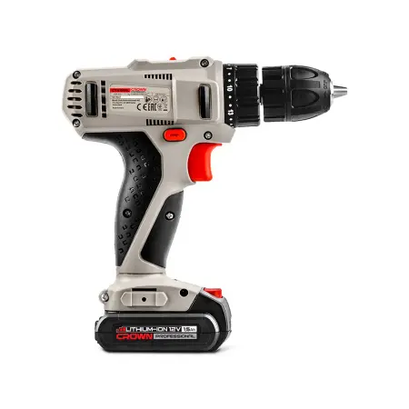 Аккумуляторный шуруповерт CROWN CT21055L-1.5 BMC 14,4В Li-ion 2х1,5Ач 400/1400об/мин