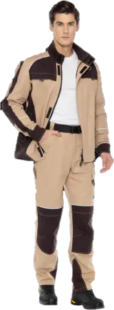 Костюм СТАРТ с БР (бежевый/коричневый)