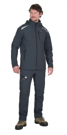 Куртка СИРИУС-СПЕЙС софтшелл (сине-серый)