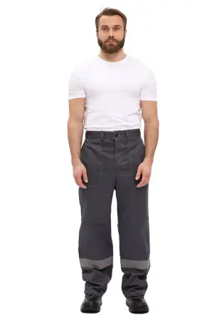 Костюм УДАРНИК с БР (т.серый/красный)