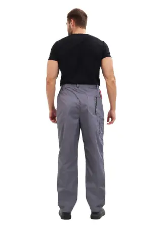 Костюм ОПТИМАЛЬНЫЙ с БР (серый/красный)