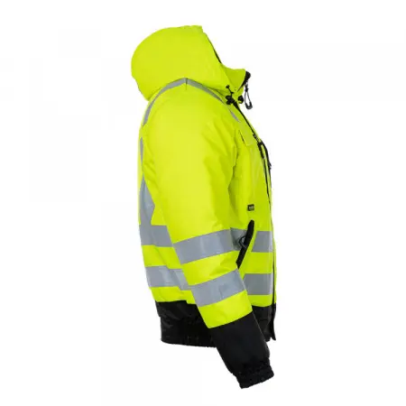 Куртка-бомбер BRODEKS KW 222 сигнальная зимняя (желтый/черный) Куртка-бомбер BRODEKS KW 222 сигнальная зимняя (желтый/черный)