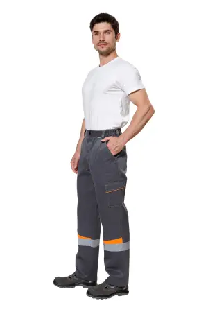 Костюм КОМФОРТ 1 с БР (серый/оранжевый)