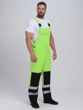 Костюм ЯРКСИОН-2 СОП К. сигнальный с ПК (желтый/черный)