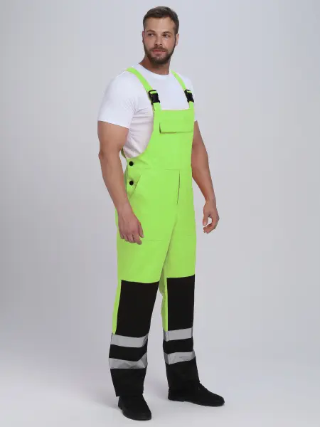 Костюм НЕОН СН сигнальный с ПК (желтый/черный) Костюм НЕОН СН сигнальный с ПК (желтый/черный)