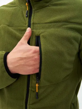 Толстовка H23010 флисовая (хаки)