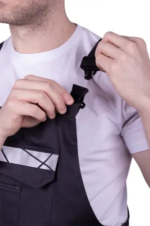 Полукомбинезон СТРОНГ (т.серый)