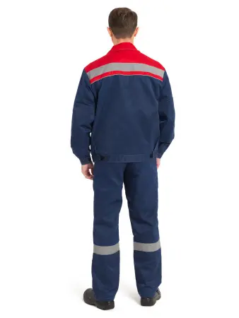 Костюм НОВА с СОП с П/К (синий/красный)