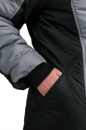 Костюм УРАЛОЧКА женский зимний (черный/серый)