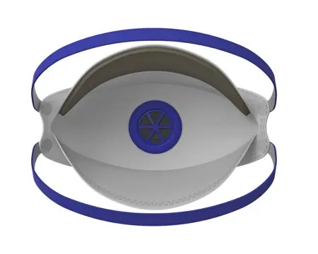 Респиратор DSK 3D 5521 НК трехпанельный с клапаном FFP2 NR D ОТГРУЗКА КРАТНО 30 ШТ