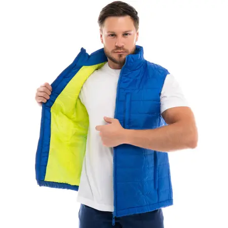 Жилет КАНАДА зимний (васильковый/салатовый)