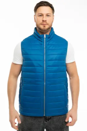 Жилет J-01 зимний (васильковый/лимонный)