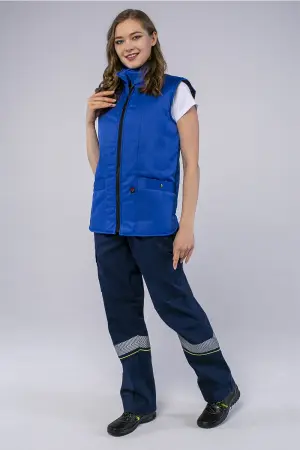 Жилет Универсальный зимний (васильковый)