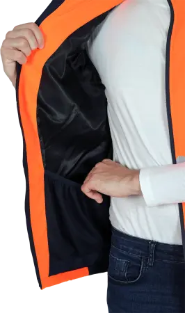 Жилет ACTIVE утепленный (оранжевый/синий)