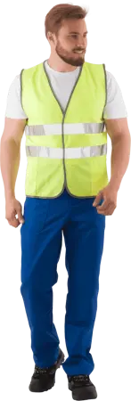 Жилет сигнальный лимонный