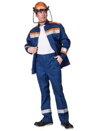 Комплект ЭНЕРГИЯ-А специальный с курткой-накидкой и БР (т.синий/оранжевый)