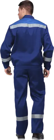 Костюм МАСТЕР ЛЮКС с ПК (т.синий/василек)