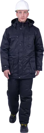 Куртка ЗАЩИТА зимняя (черный)