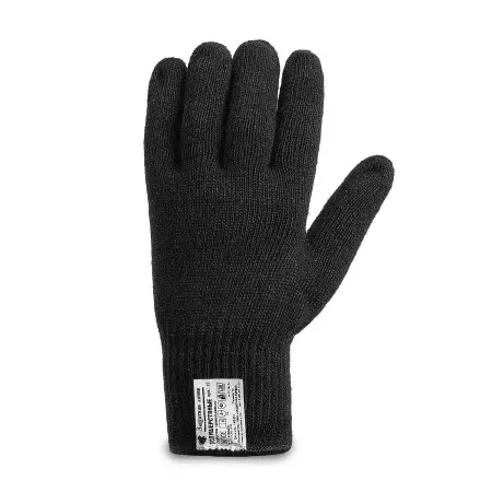 Полушерстяные перчатки утепляющие вкладыши 10 класс (черный)
