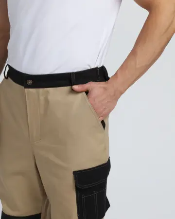 Брюки МИЛАН CH (бежевый/черный)