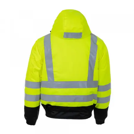 Куртка-бомбер BRODEKS KW 222 сигнальная зимняя (желтый/черный) Куртка-бомбер BRODEKS KW 222 сигнальная зимняя (желтый/черный)