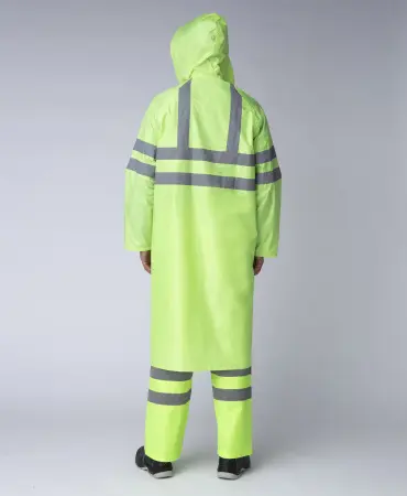 Плащ влагозащитный сигнальный СОП (лимонный)