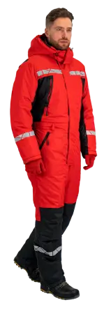 Комбинезон ПИЛОТ зимний (красный/черный)