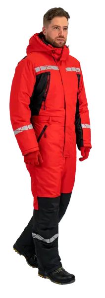 Комбинезон ПИЛОТ зимний (красный/черный)