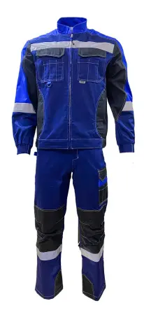 Костюм ФОРМУЛА КОТТОН ФБ1 с БР (т.синий/чёрный/василёк)