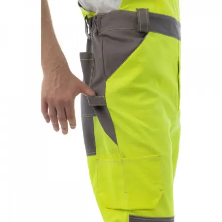 Полукомбинезон BRODEKS MS48-61 мультизащитный (желтый/серый)