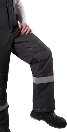 Костюм СТАРАТЕЛЬ ИМПОРТ зимний с БР (серый/красный)