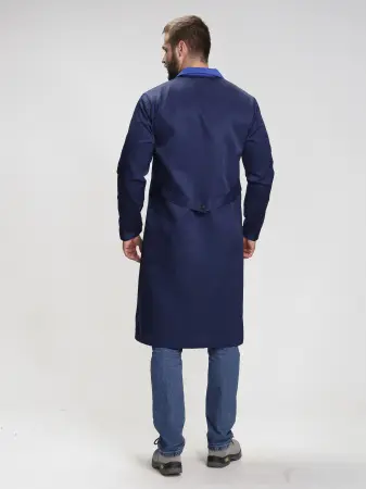 Халат ТЕХНОЛОГ (т.синий/васильковый)